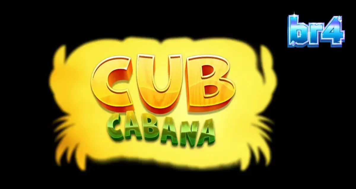 Interface colorida e tropical do slot Cub Cabana com símbolos de festa na selva.